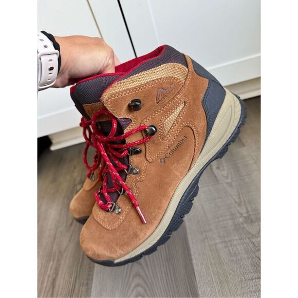 Columbia Newton Ridge Plus Waterproof Hiking Boots, Women’s 9.5 Amped Leather El - Picture 4 of 14